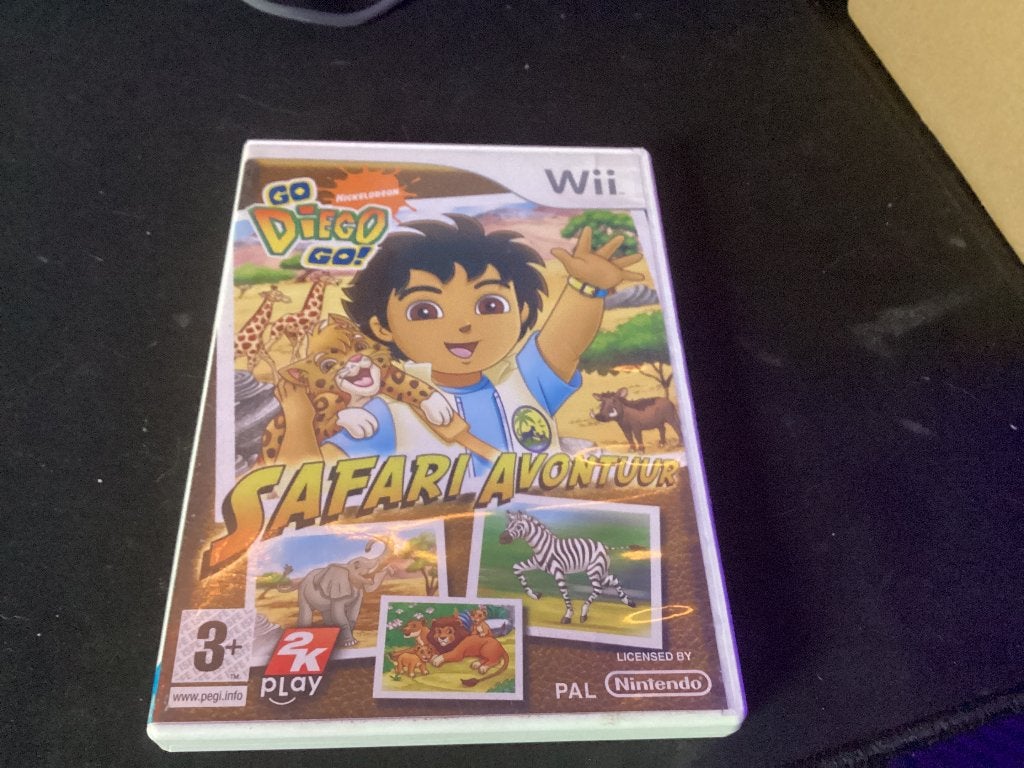 Nintendo Wii spel: go Diego go Safari avontuur, Consoles de jeu & Jeux vidéo, 2 joueurs, Aventure et Action, Enlèvement, Utilisé
