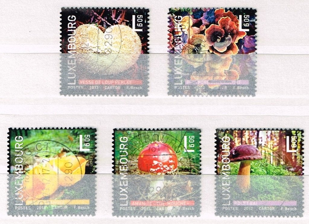 Postzegels uit Luxemburg - K 5502 - paddenstoelen, Postzegels en Munten, Verzenden, Luxemburg, Gestempeld