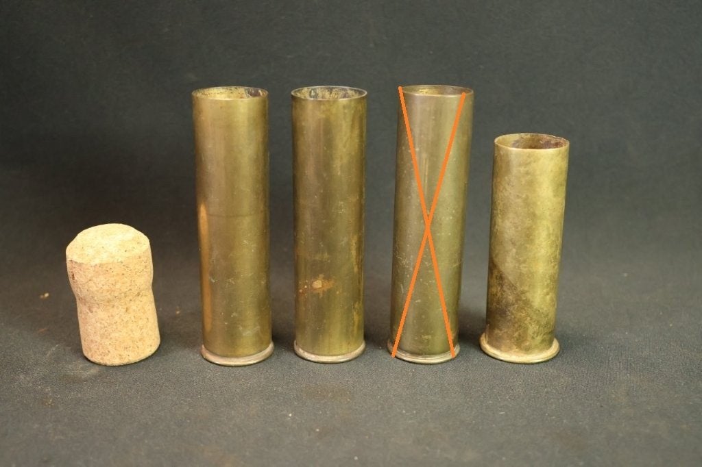 WO2 koperen seinkogels LEEG, Collections, Objets militaires | Seconde Guerre mondiale, Enlèvement ou Envoi