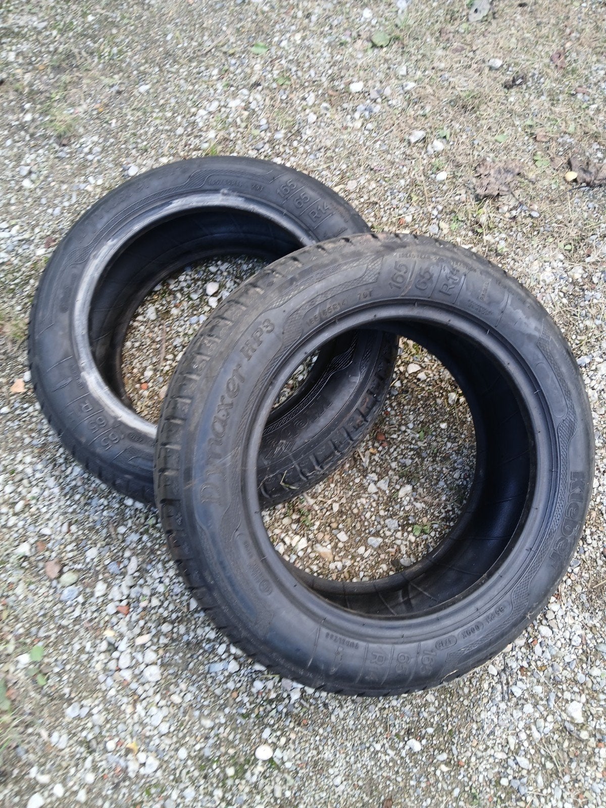 2 banden 165/65/14 79T, Auto-onderdelen, Banden en Velgen, Ophalen, 14 inch, Band(en), Zomerbanden
