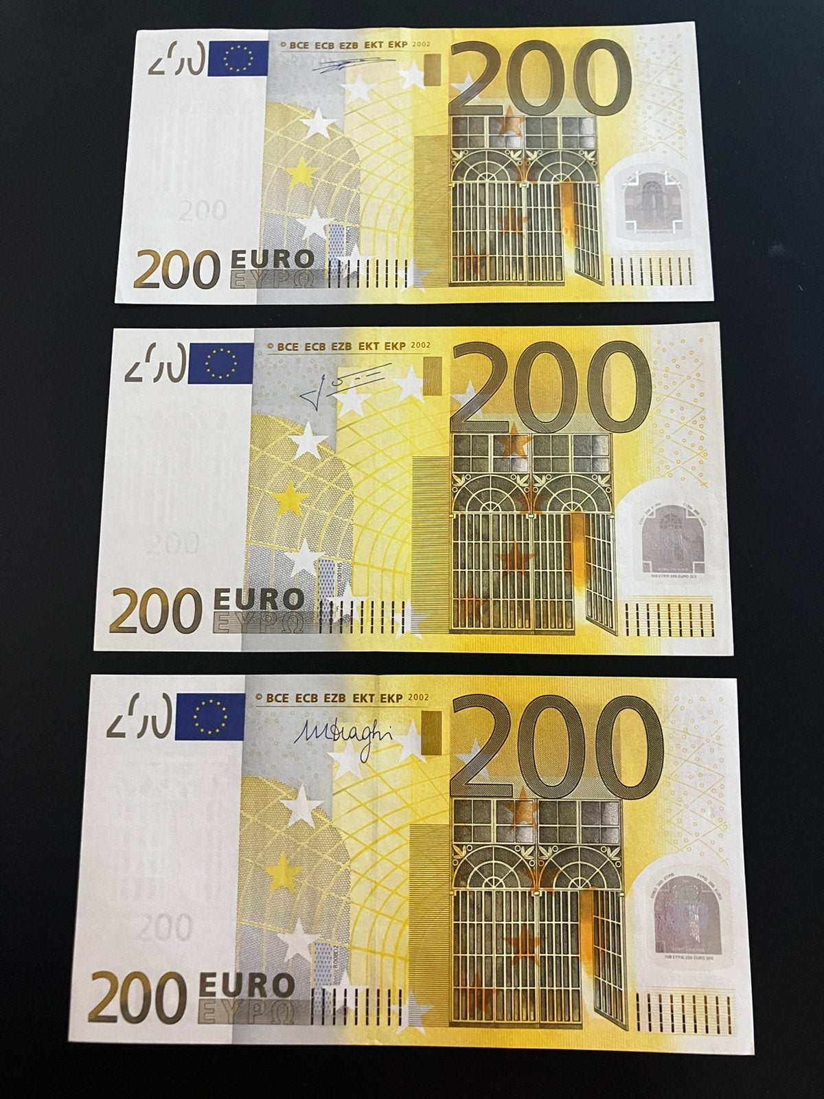 Super lot de 3 billets différents de 200€, Enlèvement ou Envoi
