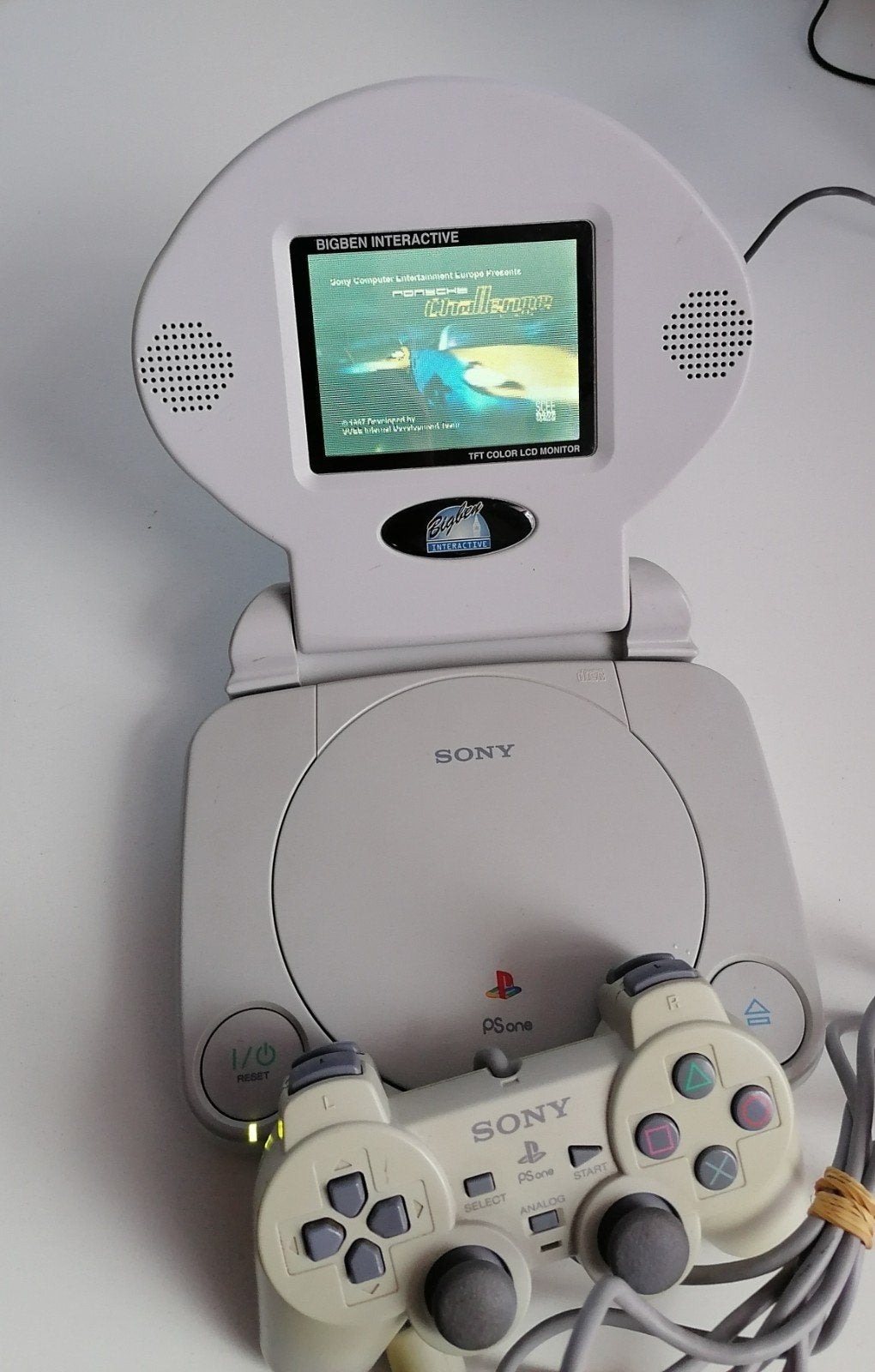 Psone met draagbaar mini-scherm, Games en Spelcomputers, Spelcomputers | Sony PlayStation 1, Ophalen of Verzenden