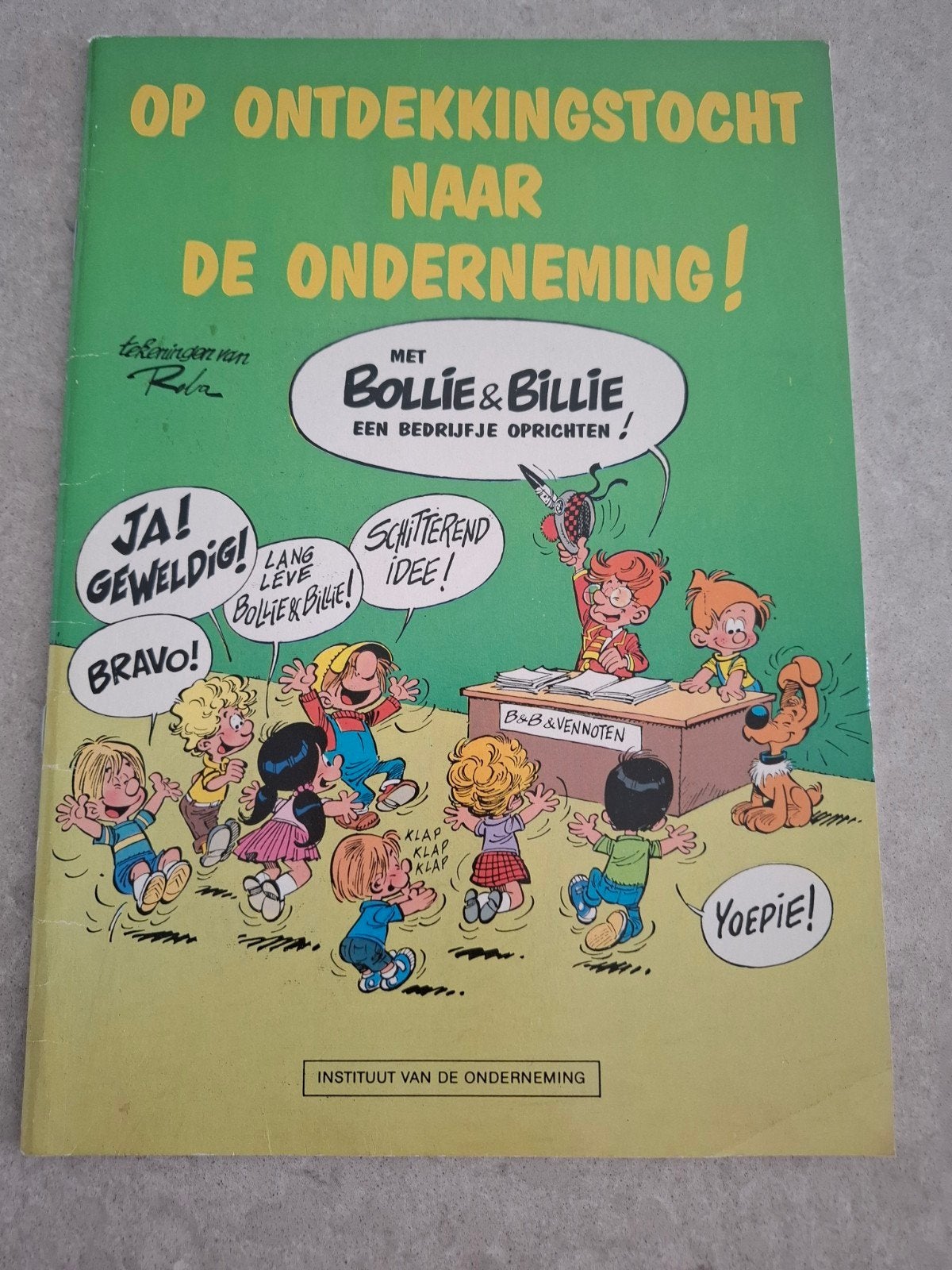 Bollie en Billie een bedrijfje oprichten, Eén stripboek, Ophalen of Verzenden, Gelezen