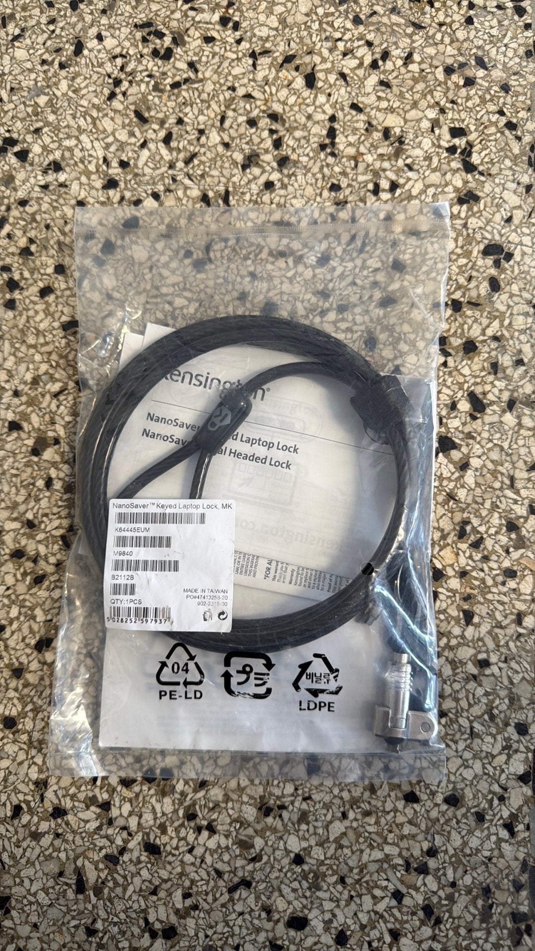 Kensington Laptop Lock neuf – Câble antivol pour PC portable, Informatique & Logiciels, Enlèvement, Neuf