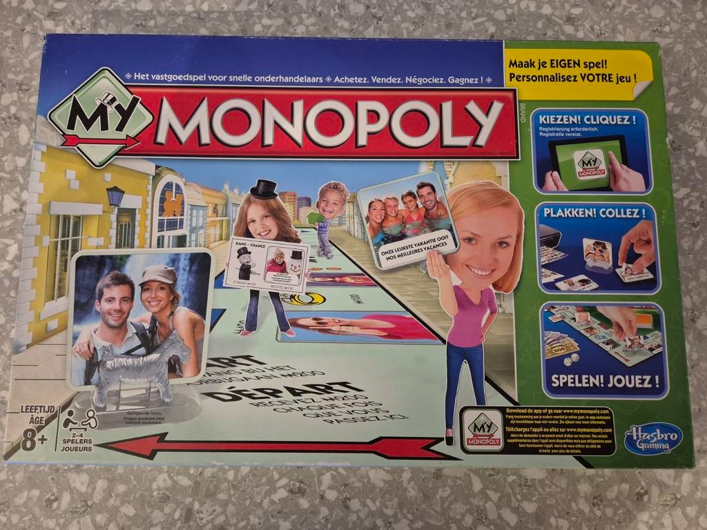 MONOPOLY (my Monopoly) maak je eigen spel., Hobby en Vrije tijd, Gezelschapsspellen | Bordspellen, Ophalen