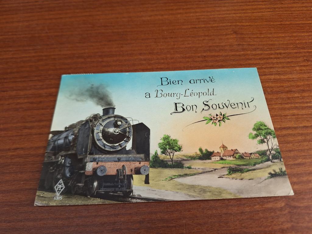 bien arrivé a bourg leopold train, Collections, Cartes postales | Belgique, Enlèvement ou Envoi