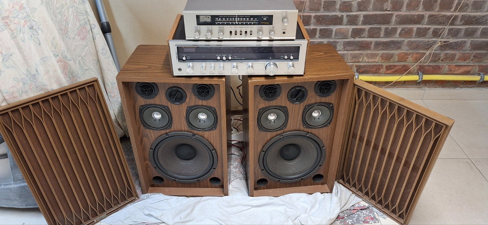 lot de hifi vintage Kenwood, Ophalen of Verzenden