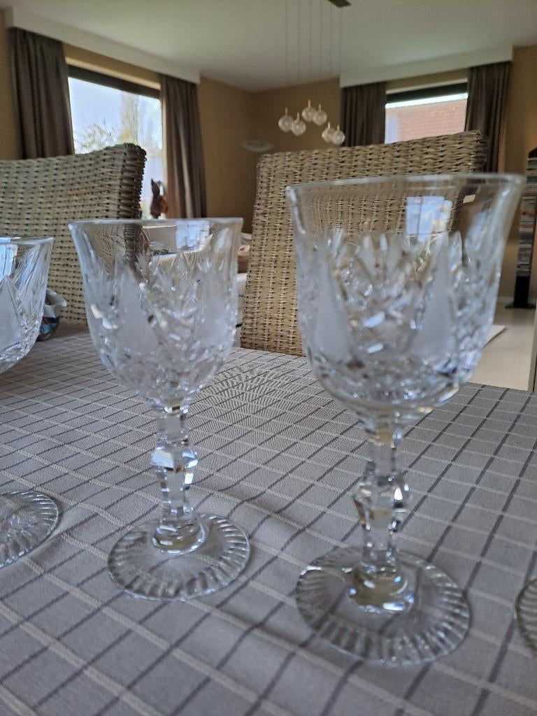 Kristallen glasservies, Ophalen