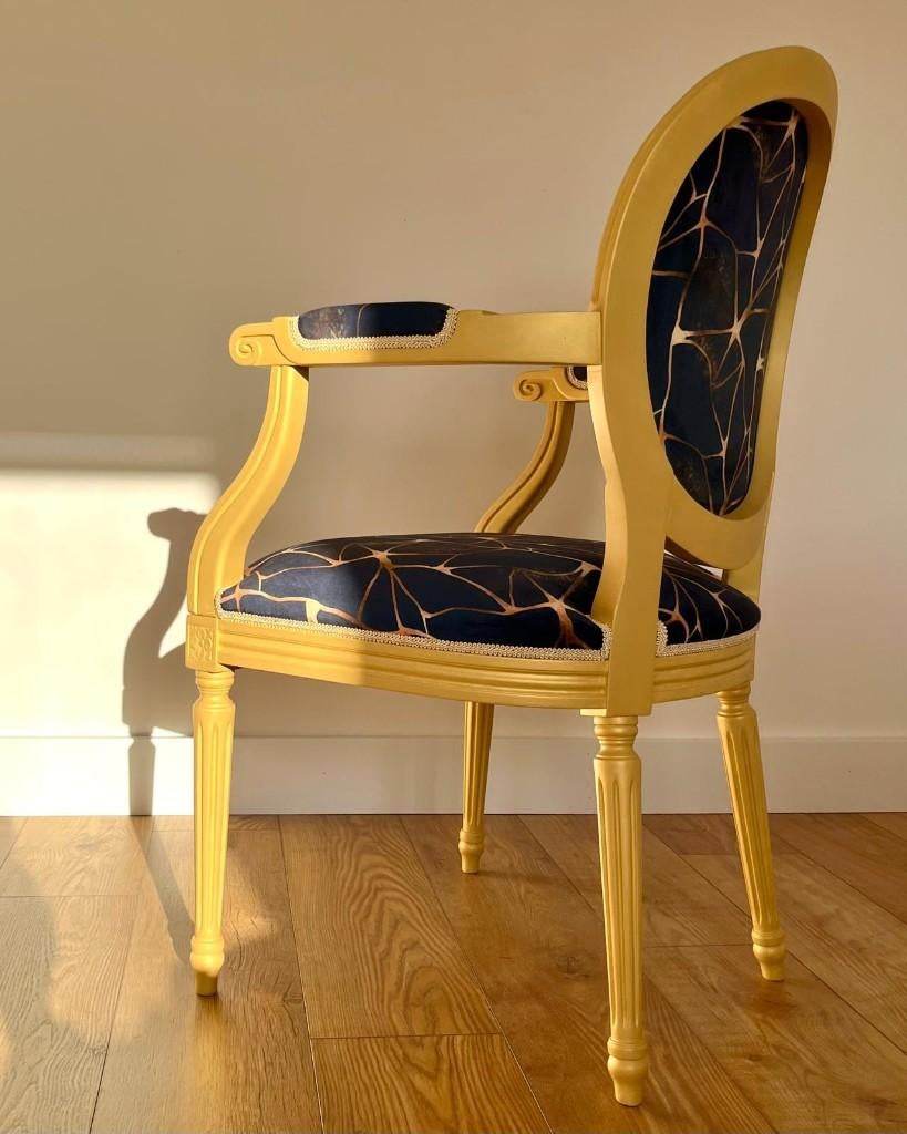 Cabriolet in Louis XVI-stijl - goud, Antiek en Kunst, Ophalen