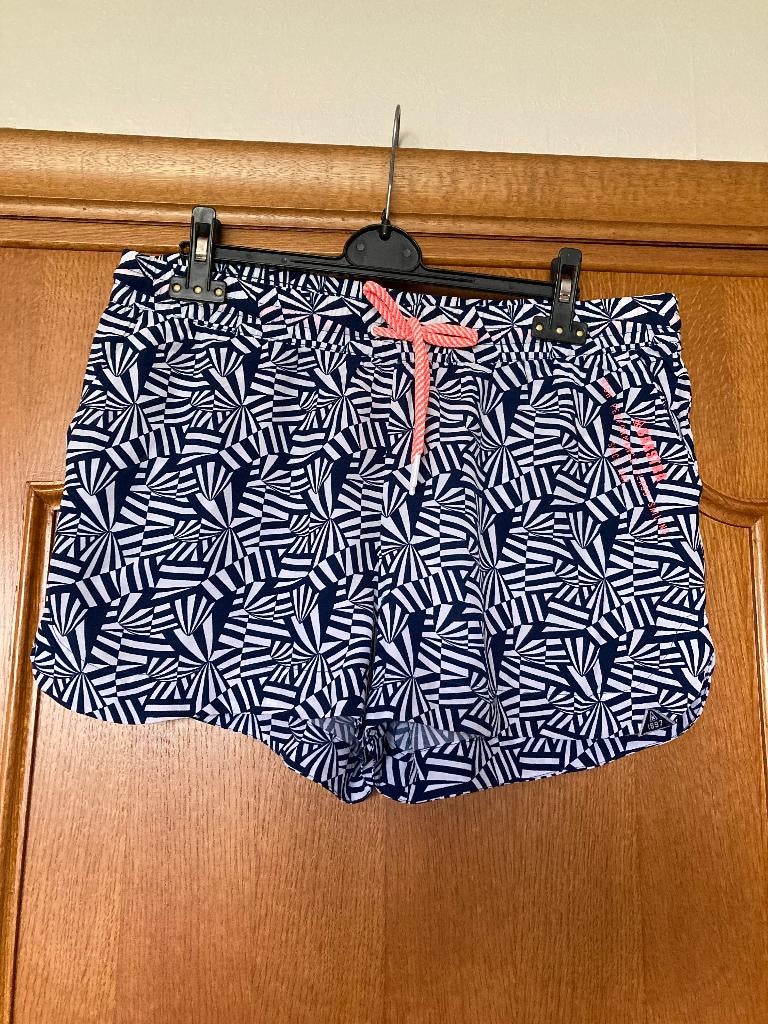 Blauw-wit short, Gaastra, Medium, Kleding | Dames, Broeken en Pantalons, Maat 38/40 (M), Gaastra, Kort, Blauw