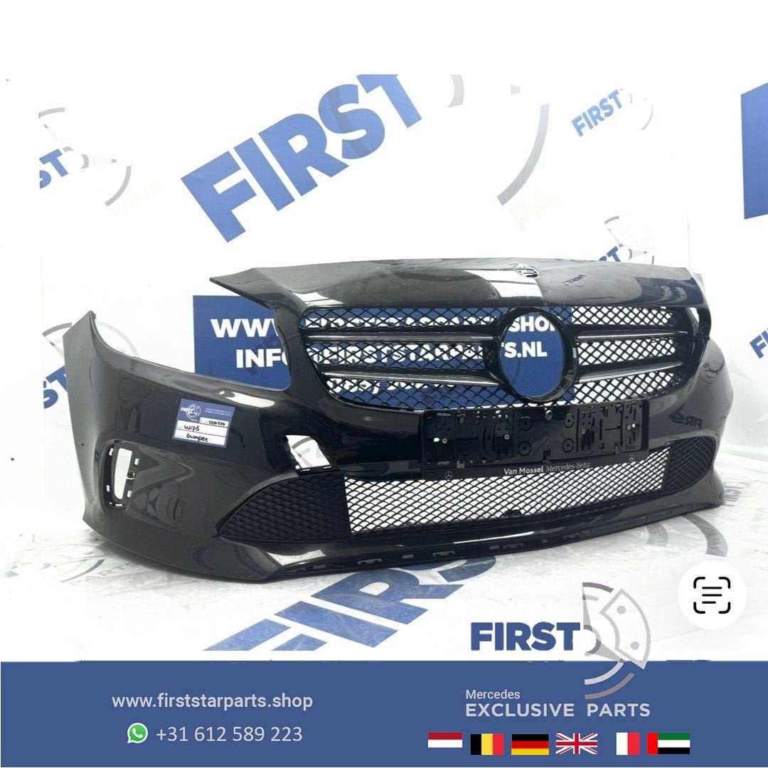 W176 complete Voorbumper Mercedes A Klasse 2012-2018 zwart w, Gebruikt, -, Voor, Ophalen of Verzenden