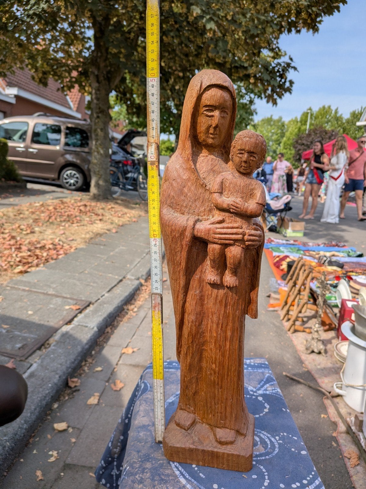 Mariabeeld hout, Enlèvement ou Envoi