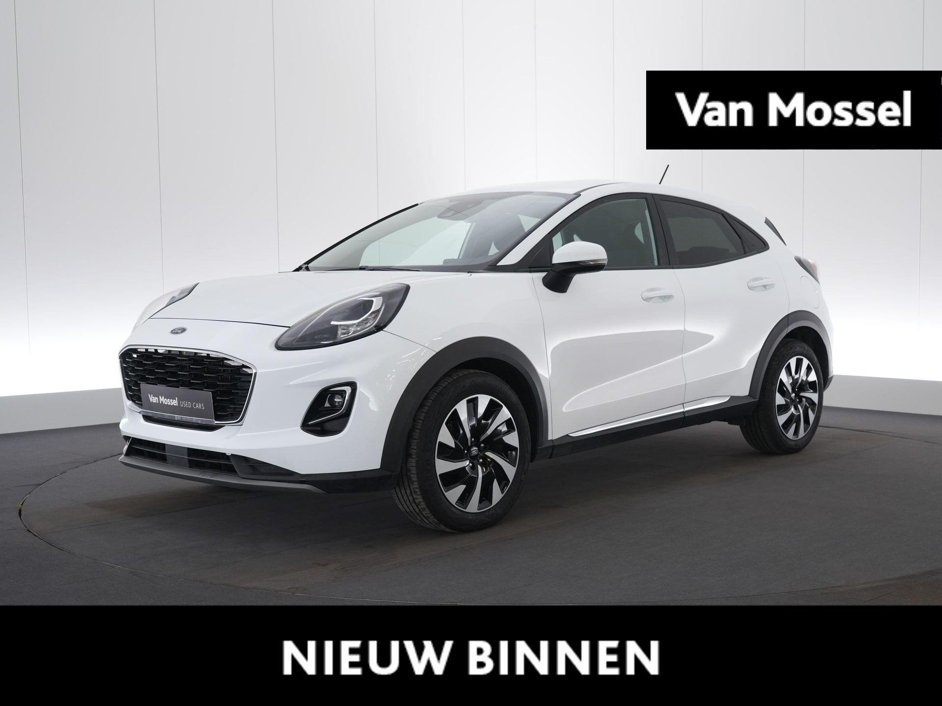 Ford Puma Titanium - Automaat - 2024, Automaat, Wit, Bedrijf, 3 cilinders