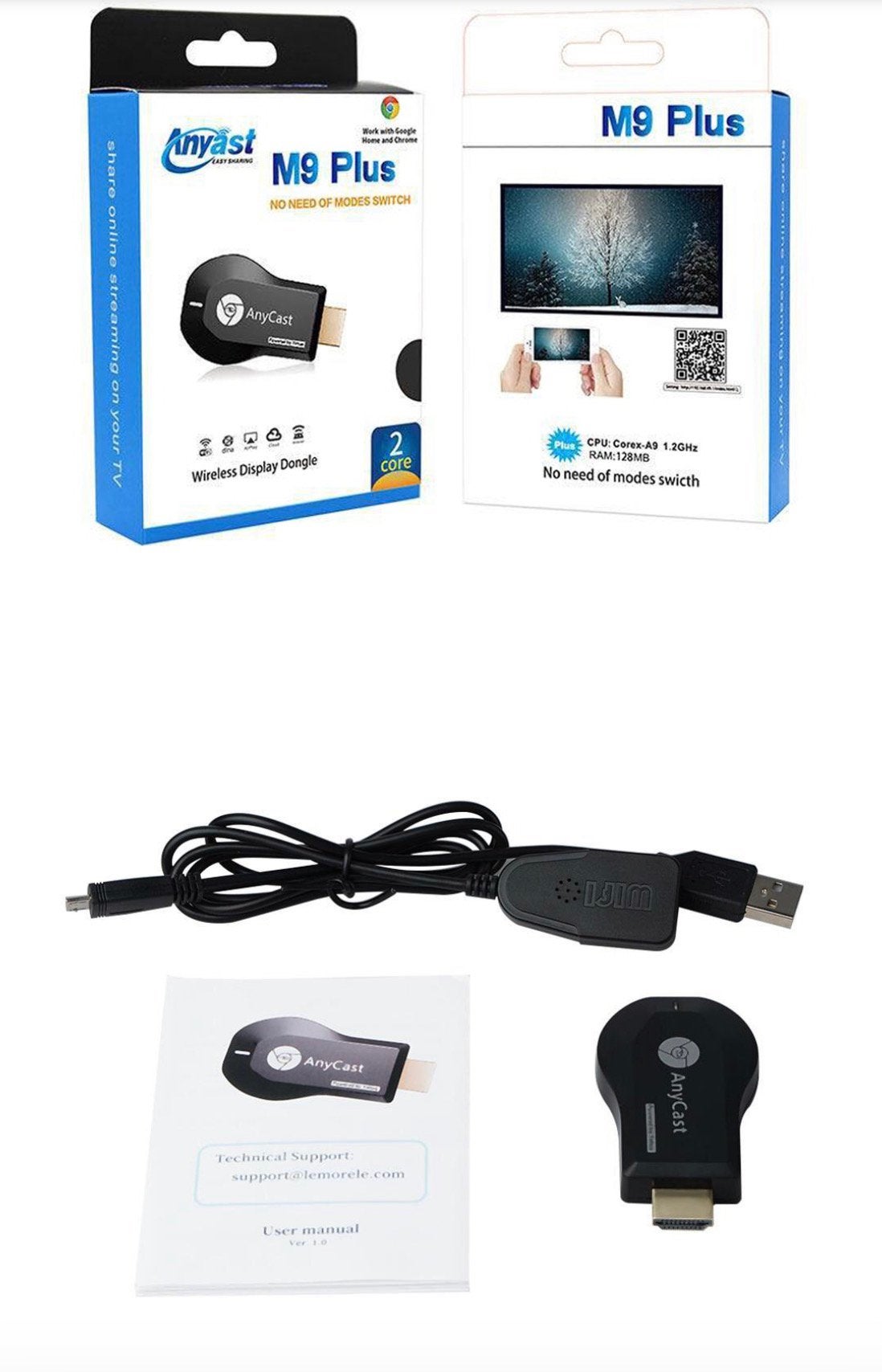 Anyast M9 plus streamings stick., Computers en Software, Ophalen of Verzenden, Zo goed als nieuw