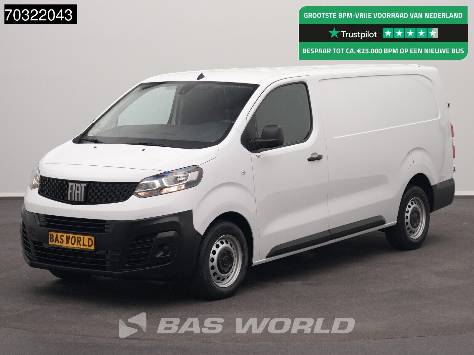 Fiat Scudo 102PK L3H1 Klima Tempomat Parkensensoren Euro6 L3, Autos, 75 kW, Euro 6, Entreprise, 3 places