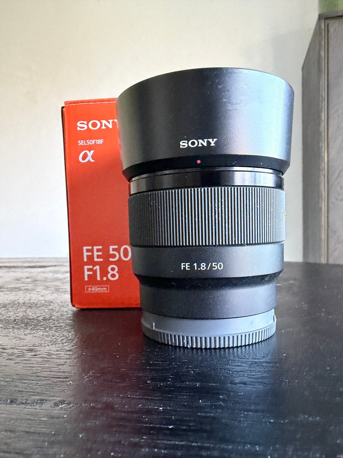 Sony FE 50mm f1.8 prime lens - inclusief UV-filter, Ophalen, Zo goed als nieuw