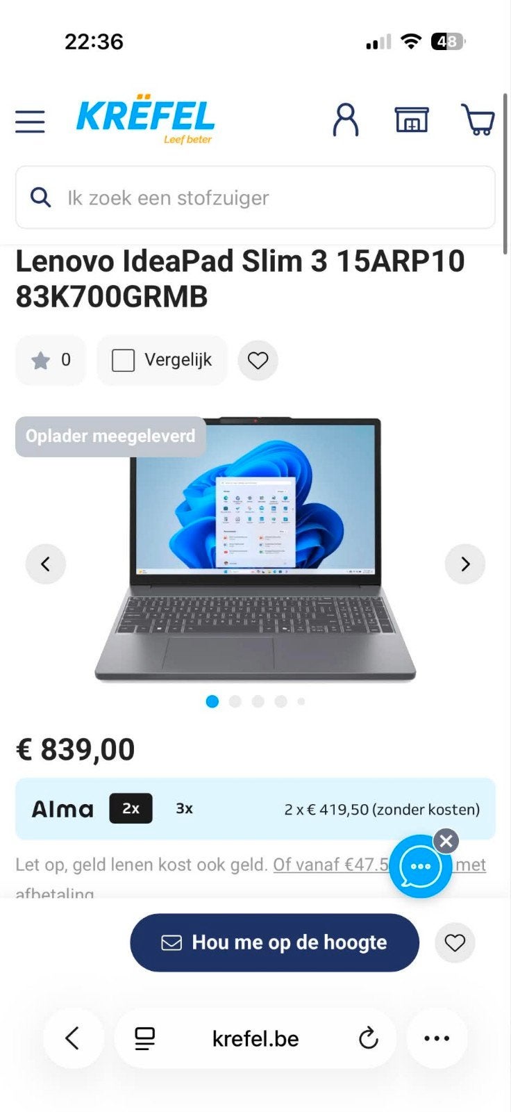 Lenovo IdeaPad Slim 315ARP10 + XBOX CONTROLLER, Computers en Software, Ophalen