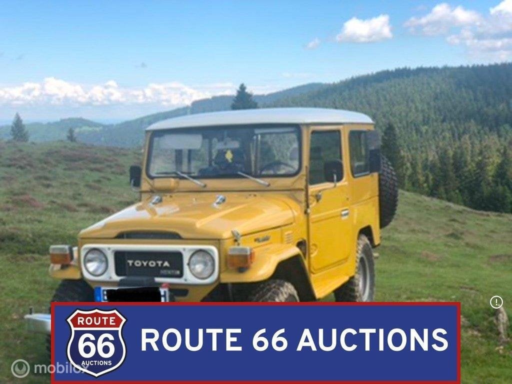 Toyota Land Cruiser BJ40 | 1979 | Route 66 Auctions, Auto's, Zwart, Bedrijf, Handgeschakeld, Overige carrosserie