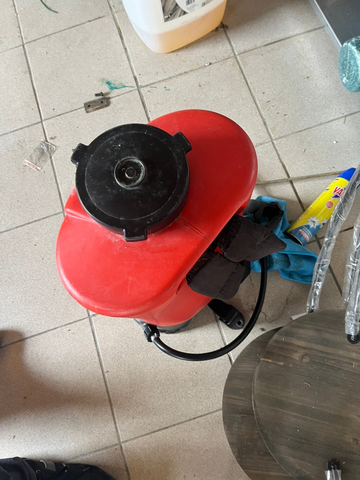Birchmeier accu, Ophalen