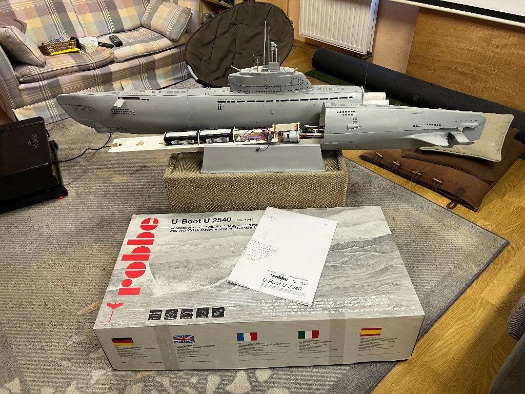 Modelduikboot Robbe U-2540, Hobby & Loisirs créatifs, Modélisme | Bateaux & Navires, Enlèvement, Utilisé, 1:32 à 1:50, Autres marques