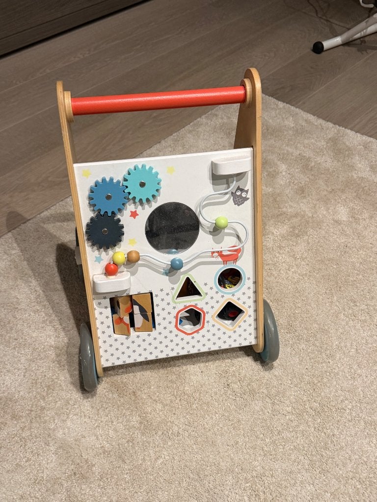 Loopwagentje, Ophalen, Zo goed als nieuw, Overige typen, Met wieltjes