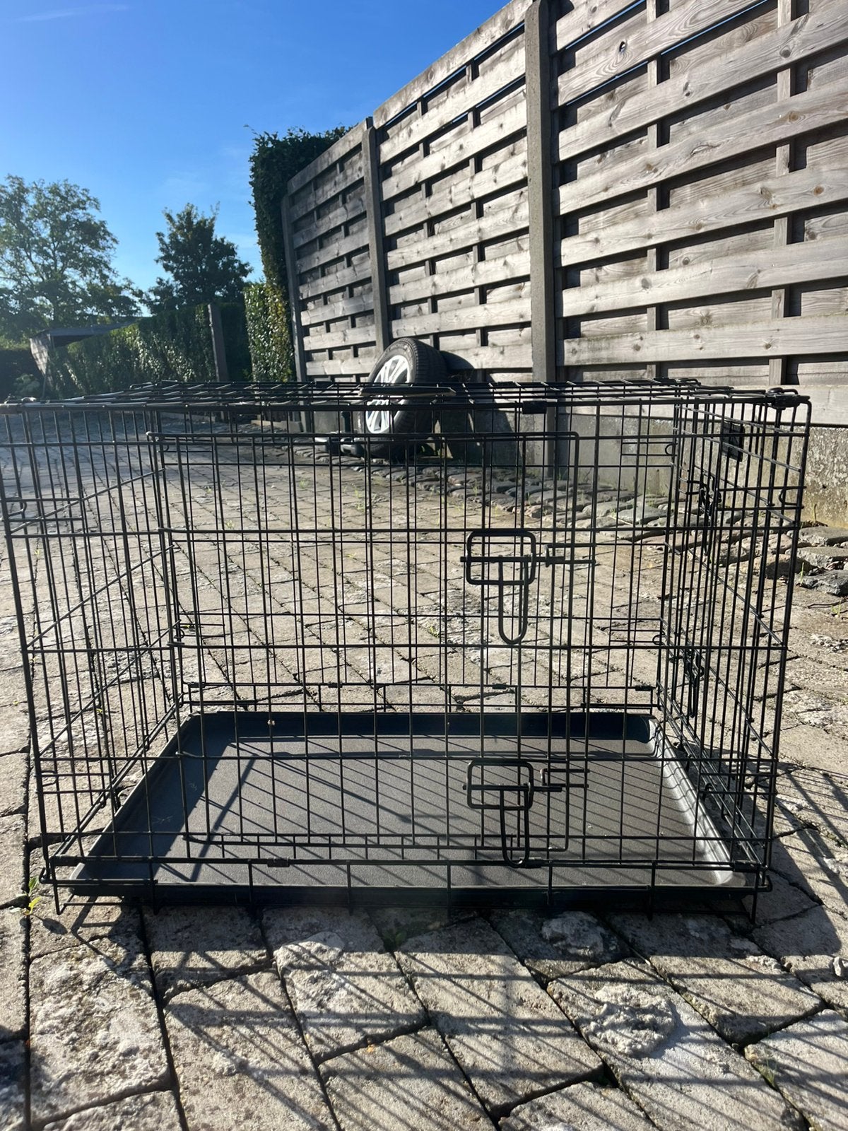 Hondenbench maat M, Animaux & Accessoires, Maisons pour chiens, Enlèvement, Comme neuf, 75 à 110 cm, Moins de 65 cm