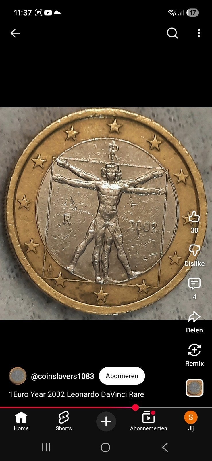 Da Vinci (rare), Timbres & Monnaies, Monnaies | Europe | Monnaies euro, Enlèvement ou Envoi, 1 euro