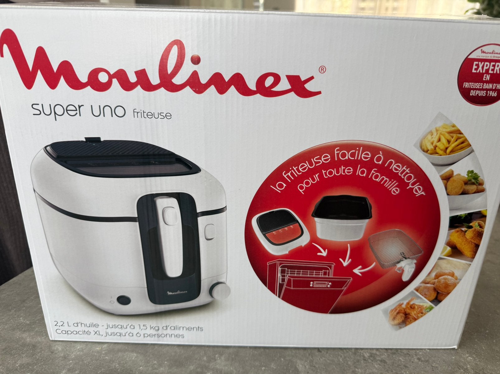 Friteuse moulinex, Elektronische apparatuur, Ophalen of Verzenden, Nieuw