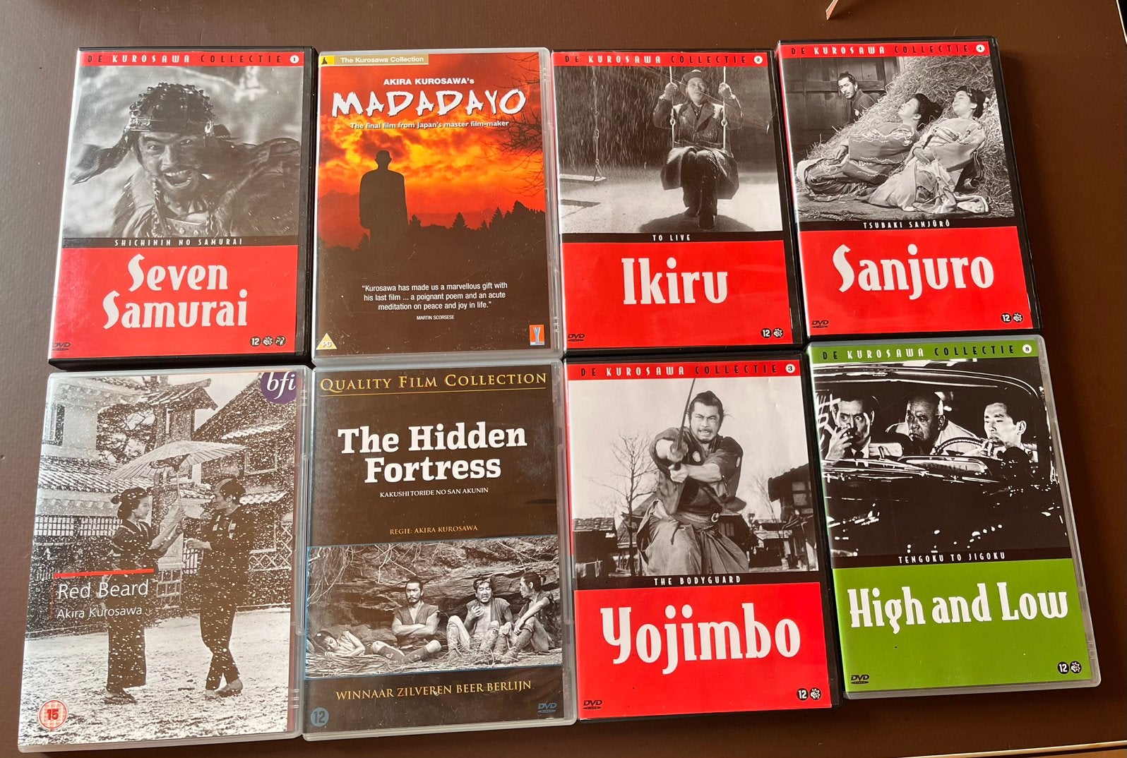 Akira Kurosawa - 12 DVD’s, Cd's en Dvd's, Dvd's | Documentaire en Educatief, Ophalen, Zo goed als nieuw