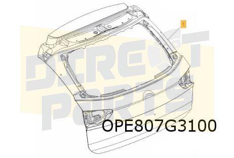 Opel Insignia B achterklep (SportsTourer) (Z18) (6/17-) Orig, -, Opel, Nieuw, Ophalen of Verzenden