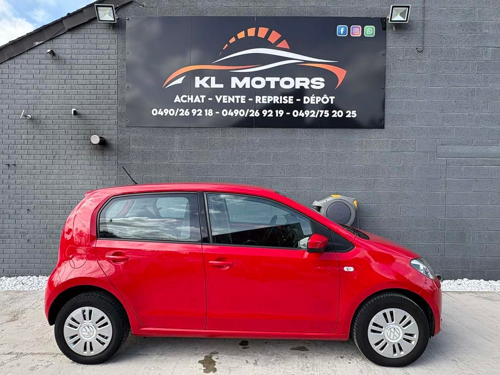 VW UP! 1.0i ESSENCE 114 000KM 5 PORTES 2016 EURO 6B, Autos, Volkswagen, Rouge, Achat, Entreprise, Boîte manuelle