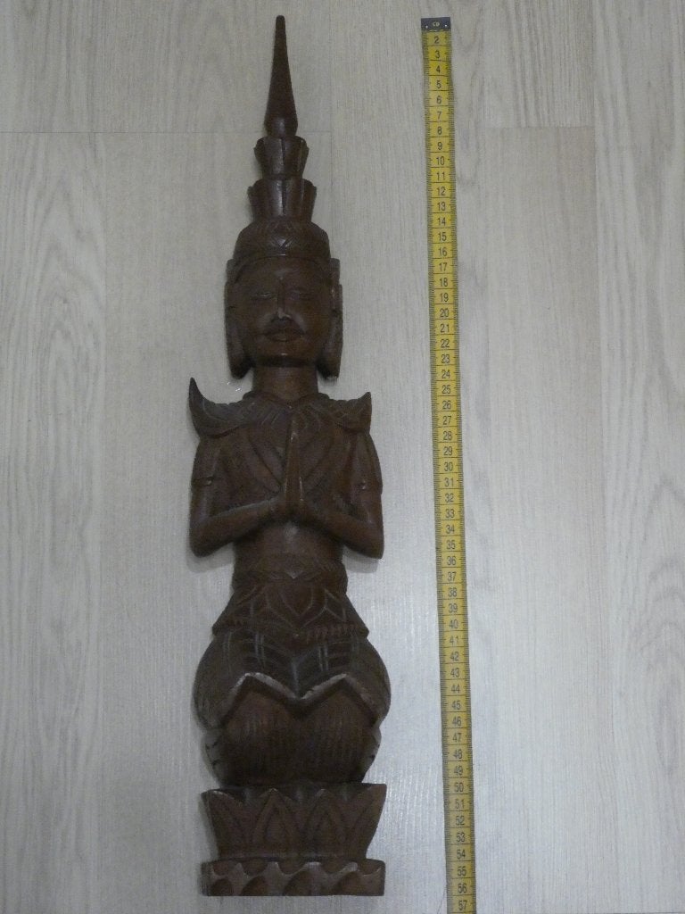 Statue balinaise en bois (4), Statue, Bois, Asie, Fait main