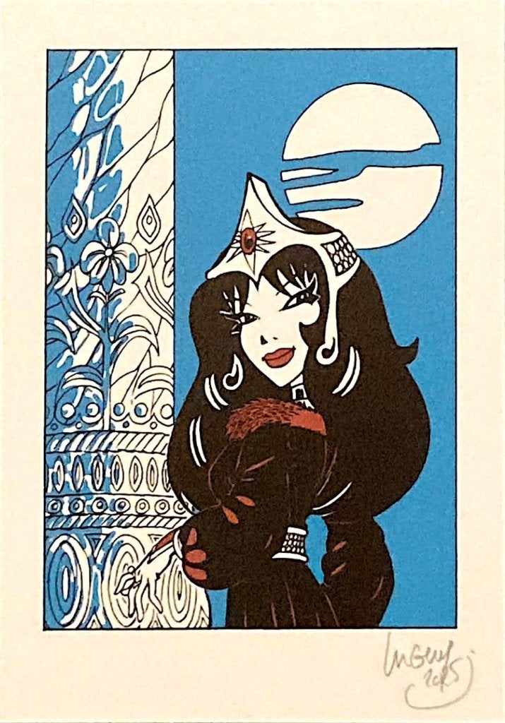 Philippe Luguy ex-libris, Signé et N /30 , en A5, Enlèvement ou Envoi, Neuf