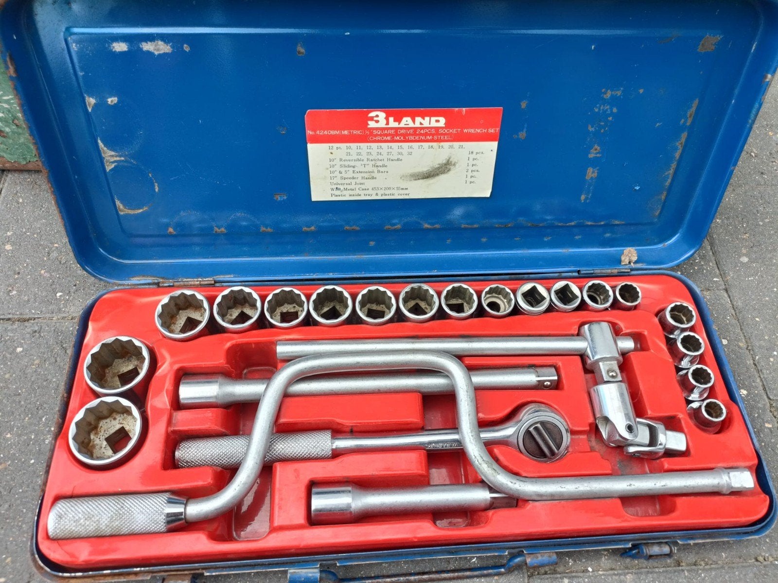 Te koop dopsleutelset, Ophalen