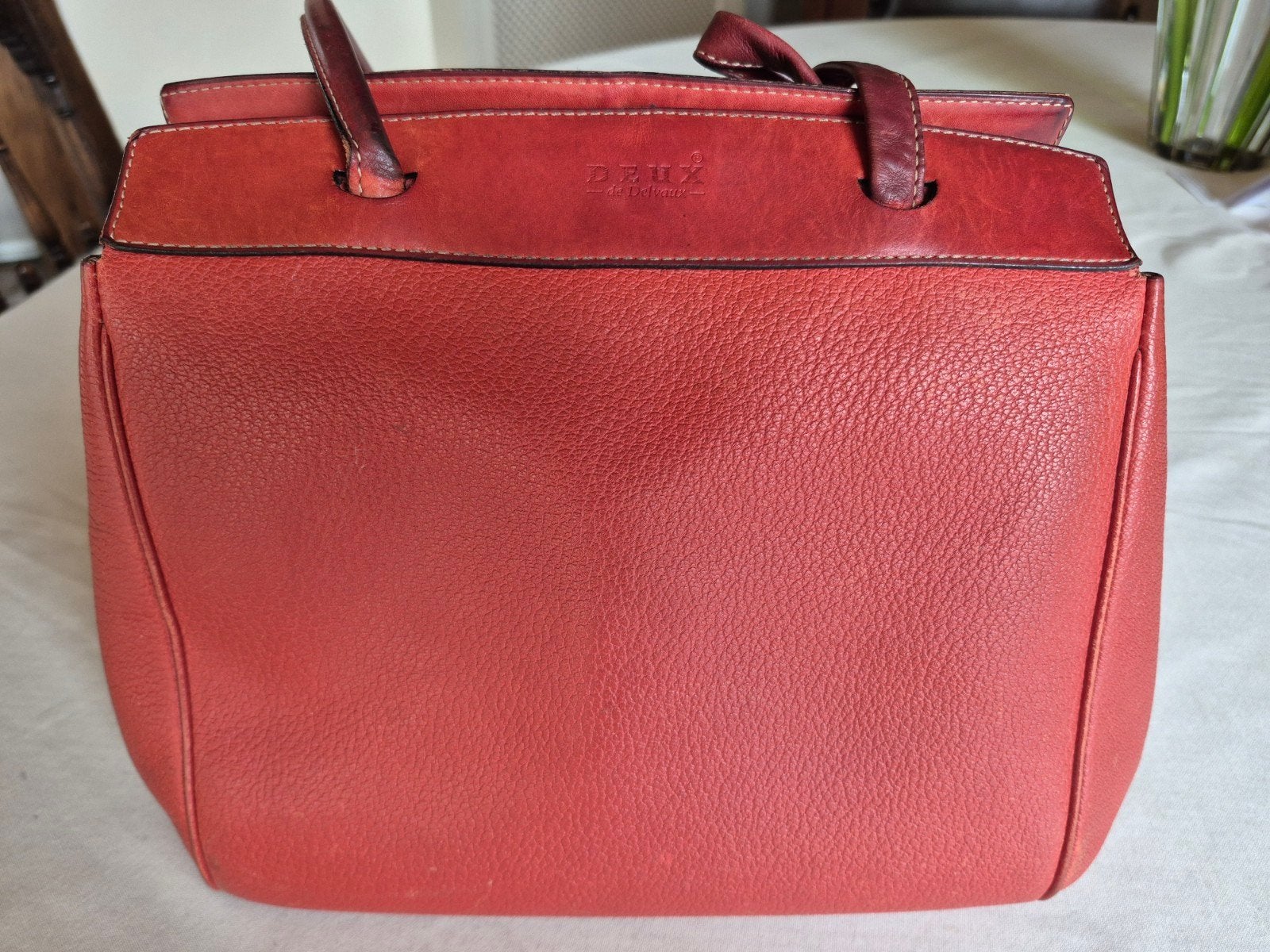 Rode handtas van delvaux, Handtassen en Accessoires, Ophalen, Handtas