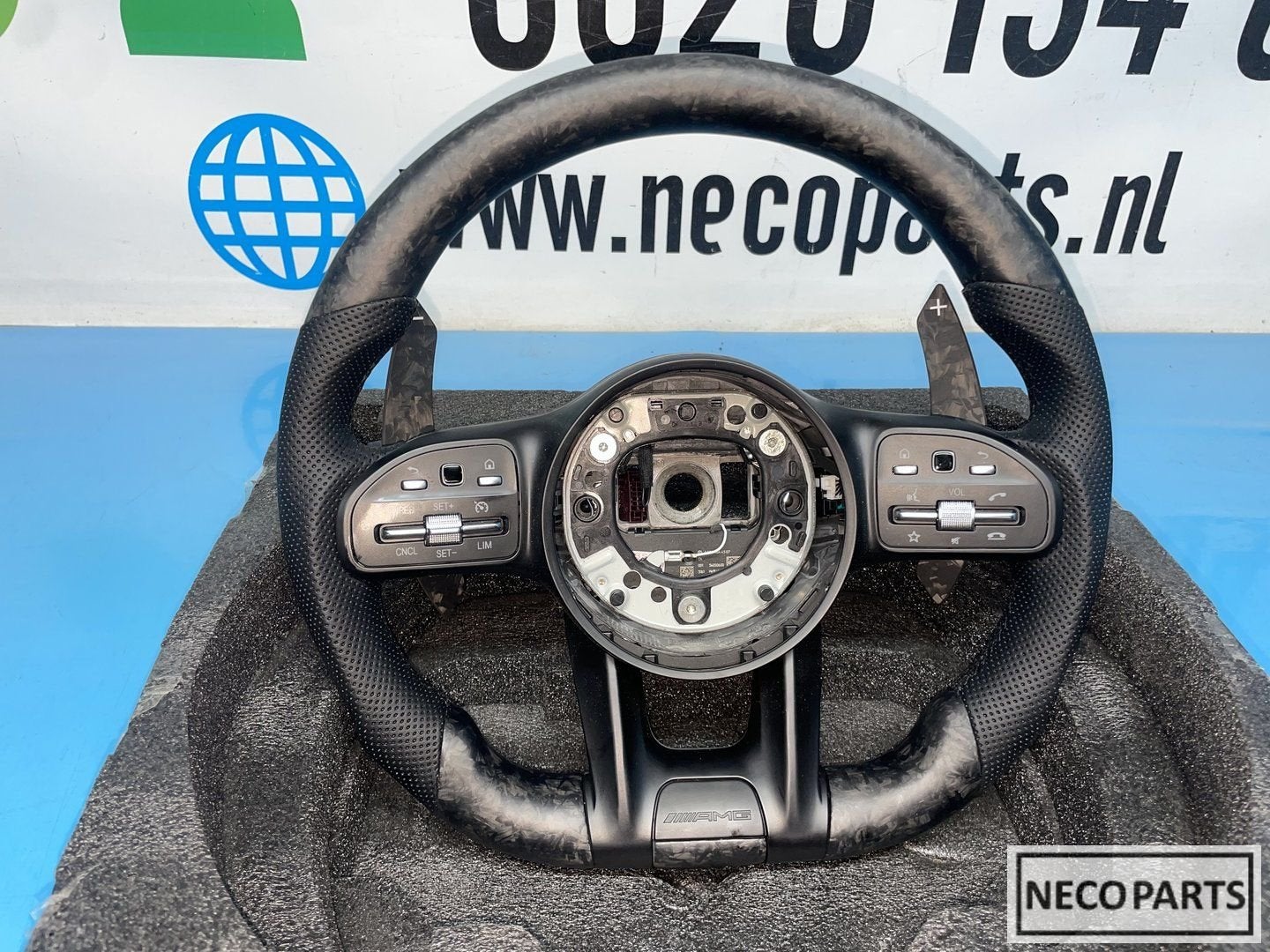 MERCEDES W166 W292 W217 W222 AMG CARBON STUUR STUURWIEL, Gebruikt, -, Ophalen of Verzenden, -