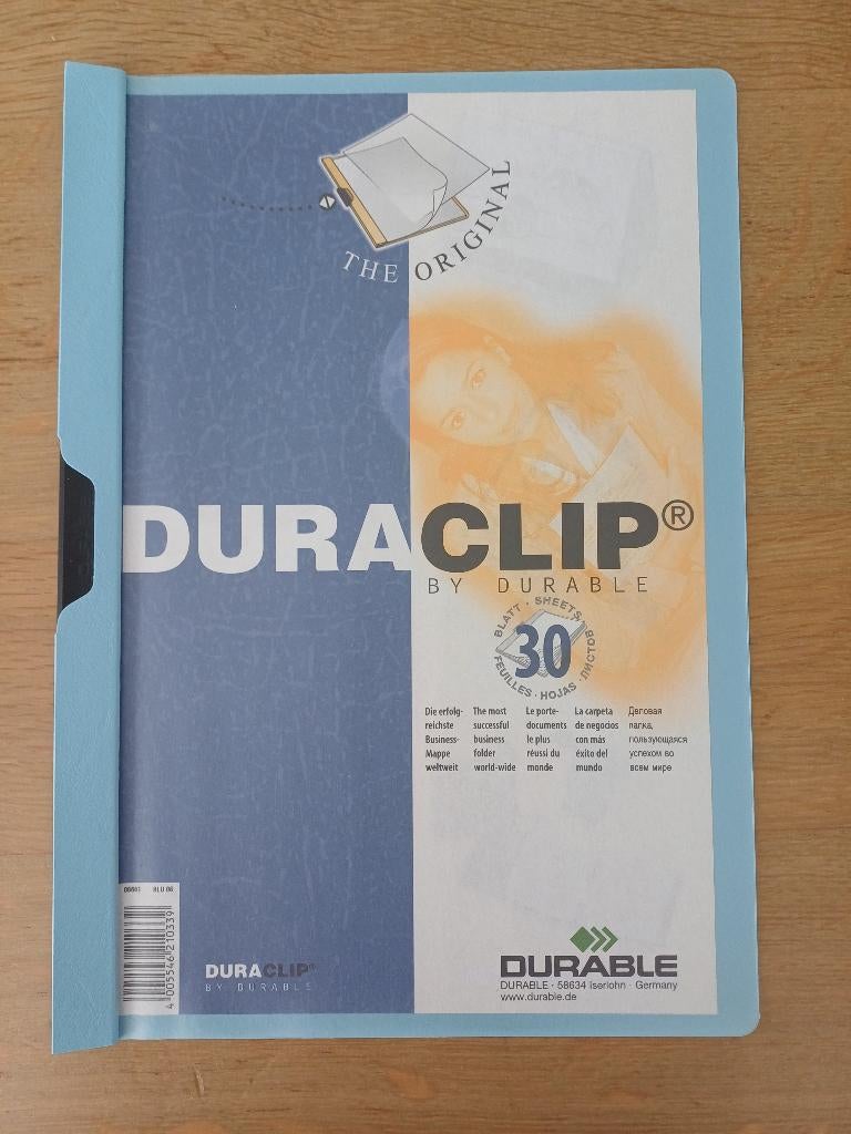 Lot 10x Durable DURACLIP rapportomslag, Ophalen of Verzenden, Nieuw