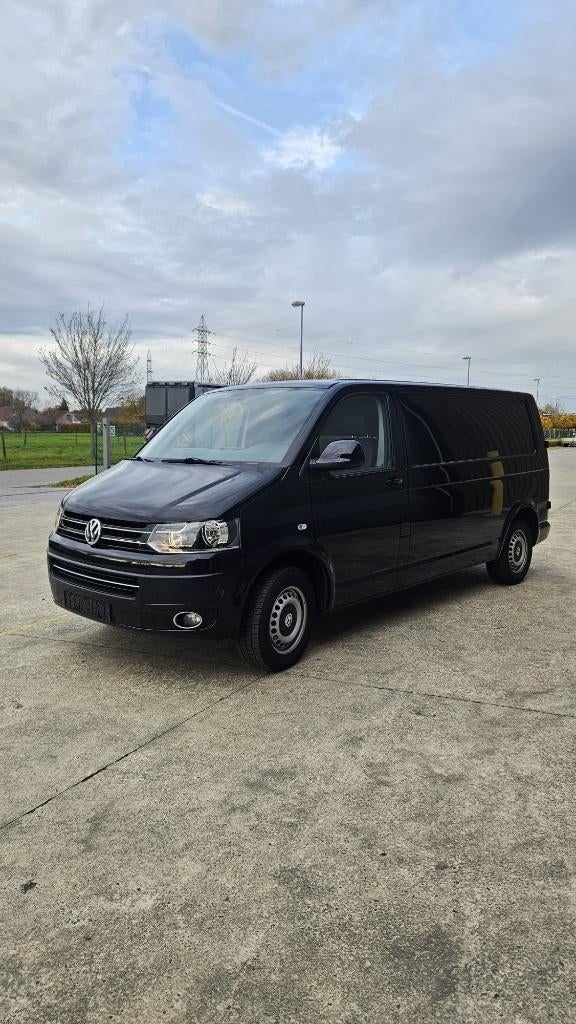 Volkswagen T5.1 - Facelift - Lichte vracht - Lang, Auto's, Zwart, 2500 kg, Zwart, Leder