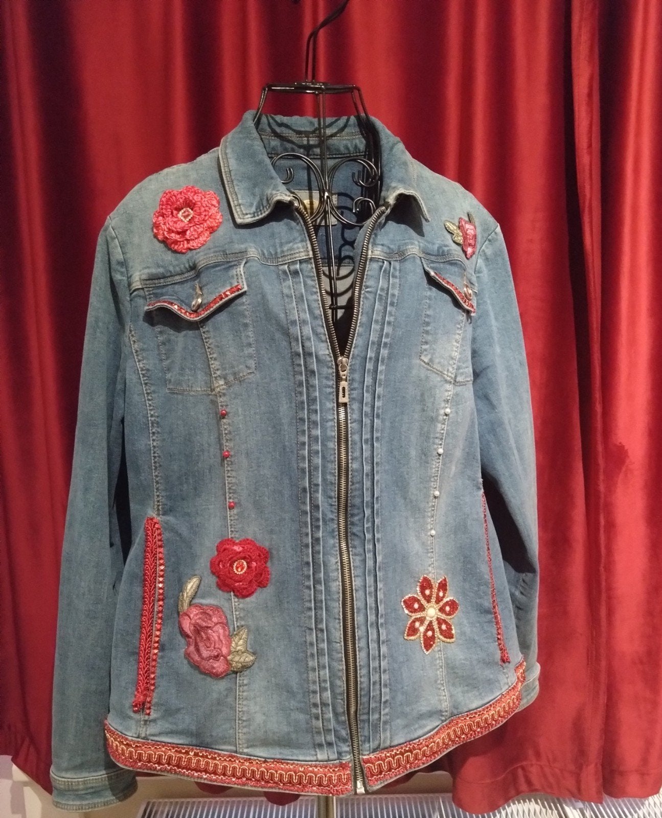 sierlijk jeansjasje, Vêtements | Femmes, Vestes & Costumes, Taille 46/48 (XL) ou plus grande, Enlèvement ou Envoi, Comme neuf