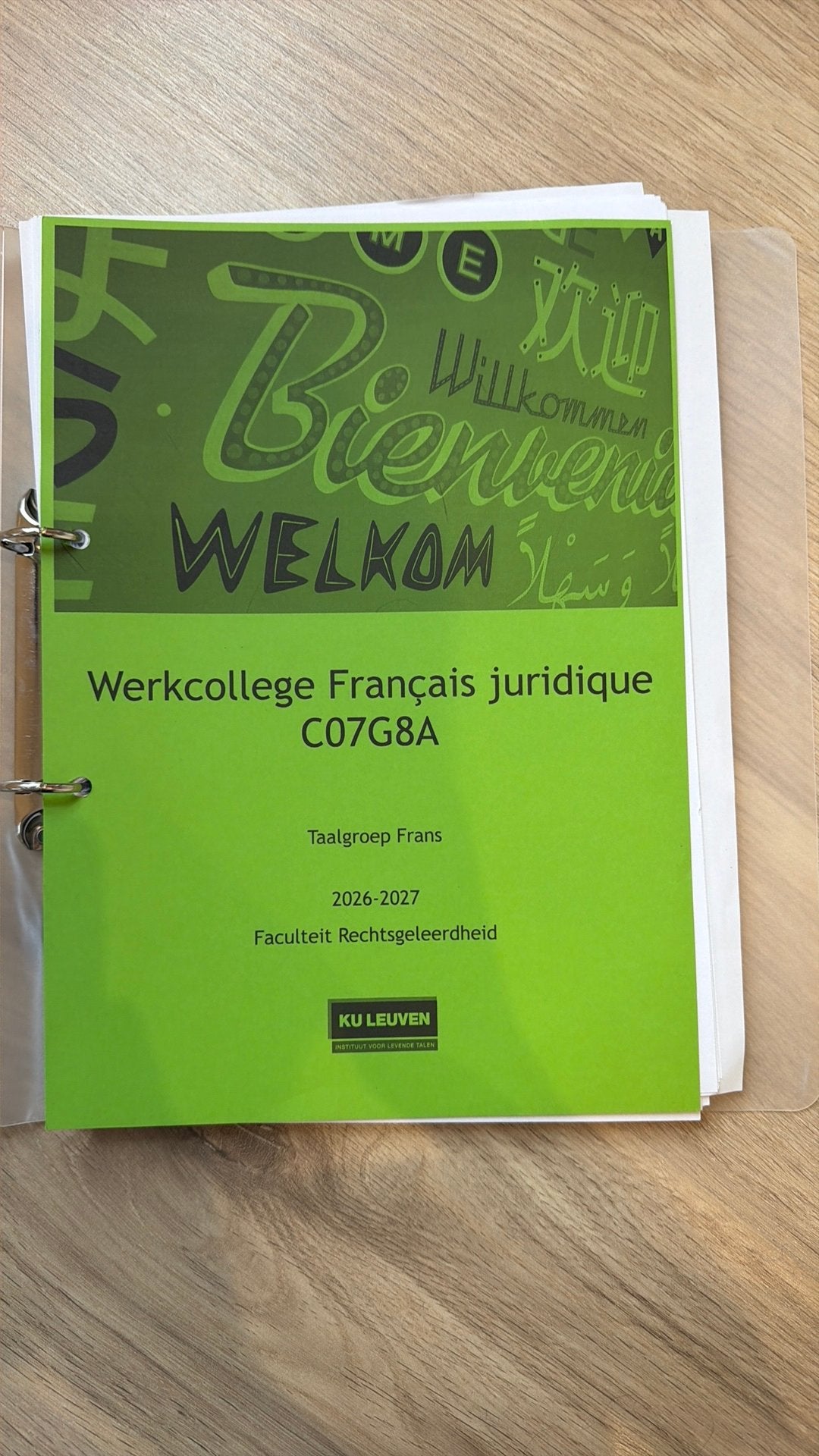 Werkcollege Français juriduque, Boeken, Ophalen, Zo goed als nieuw, Hoger Onderwijs
