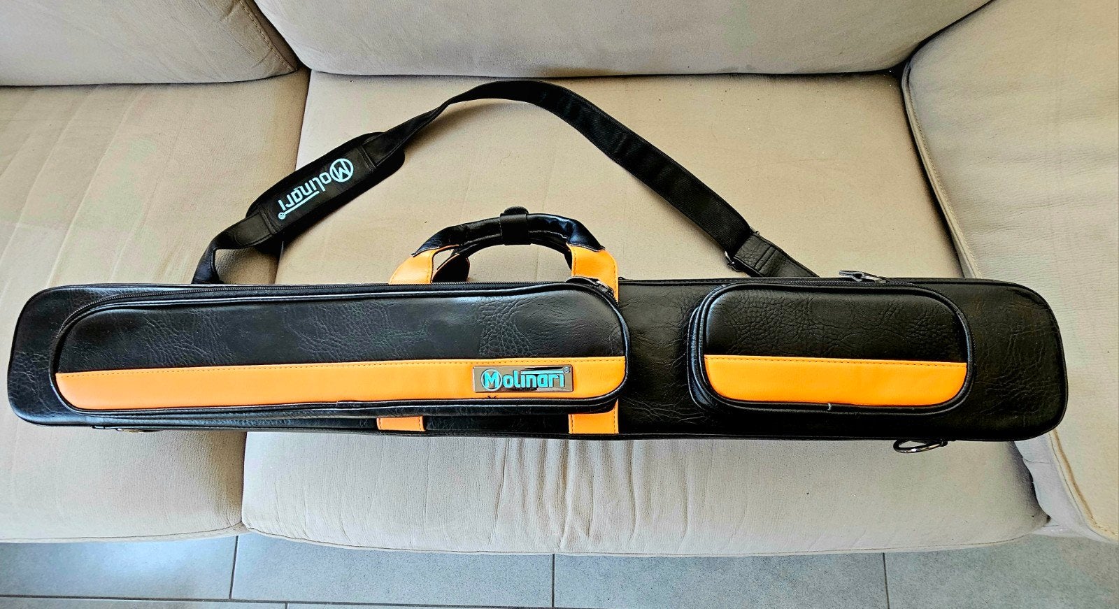 molinari retro flat bag 2/4 ( hard model), Ophalen, Zo goed als nieuw