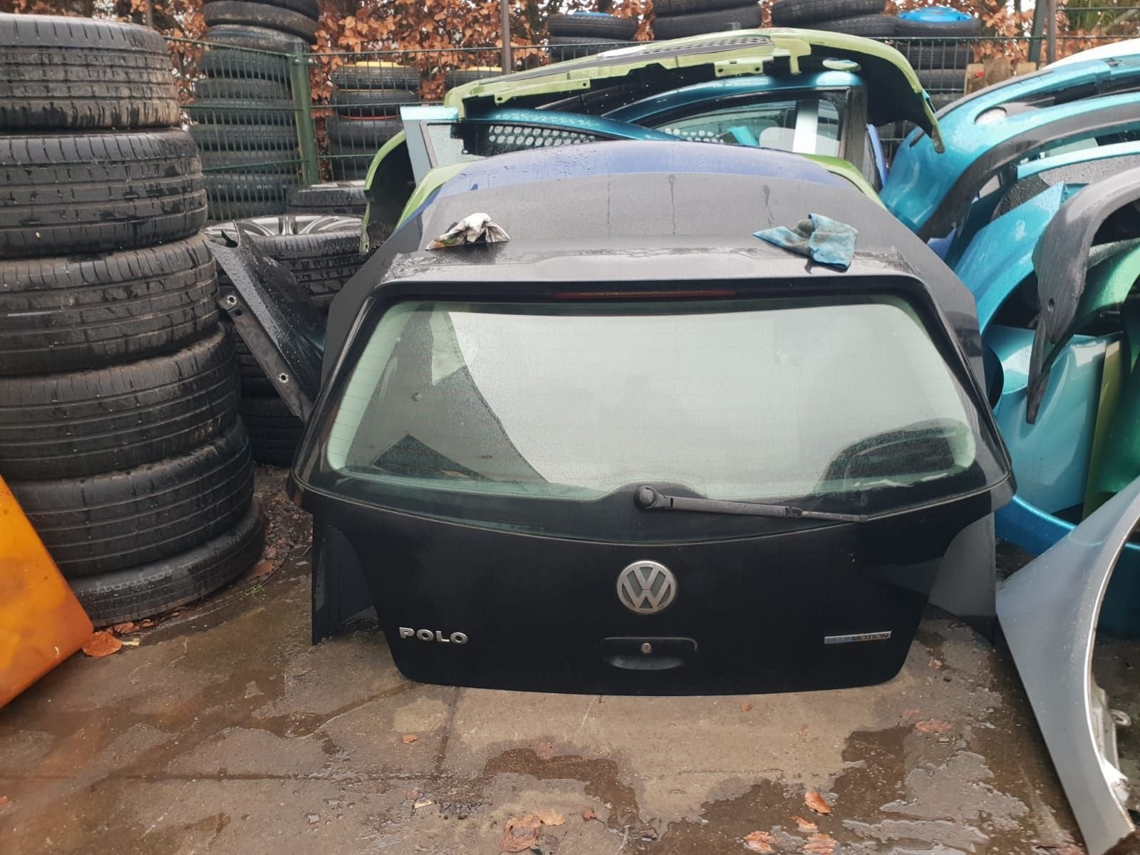 VW POLO ACHTERKLEP +SPOILER BJ 2006 TOT 2008, Gebruikt, -, Ophalen of Verzenden, Achter