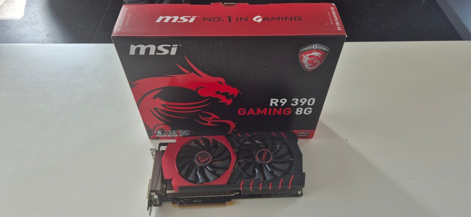 MSI R9 390 GAMING 8G Videokaart - U, Computers en Software, Overige Computers en Software, Ophalen of Verzenden, Zo goed als nieuw