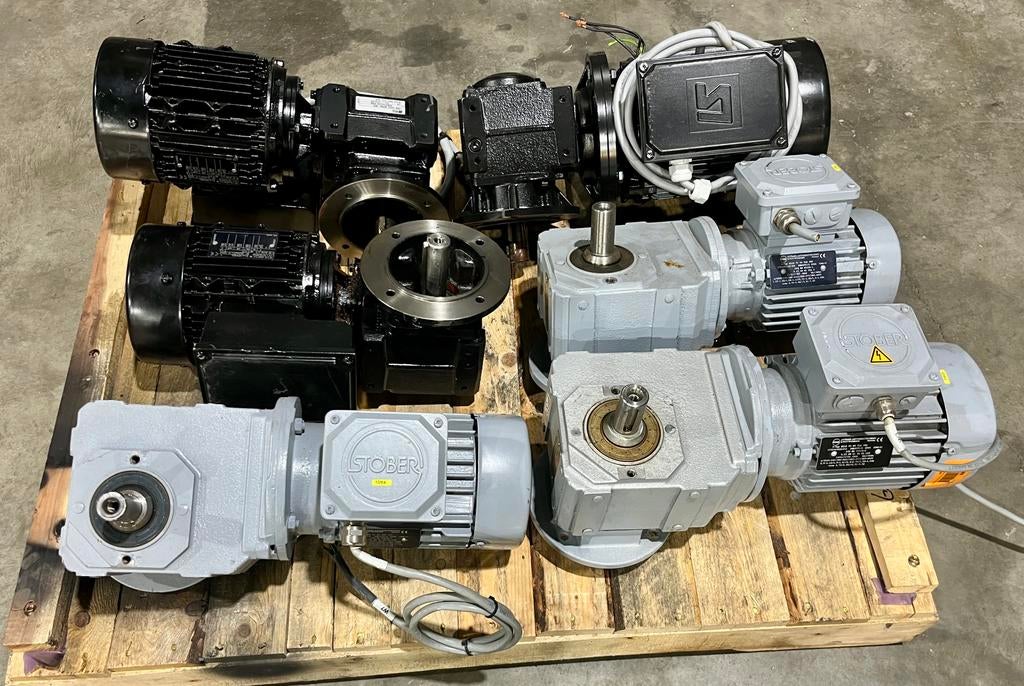 Reductiemotor, motor reductor, reductiekast, Ophalen