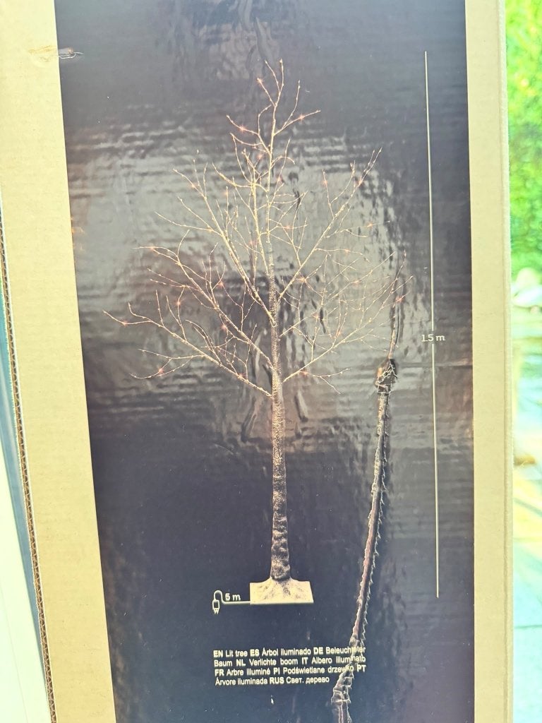 Lichtboom kerst, Diversen, Ophalen, Zo goed als nieuw