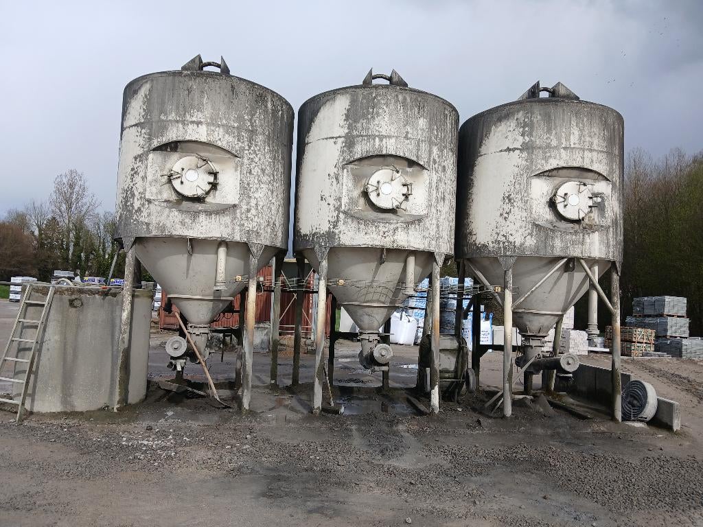 silo à ciment 12m³, Enlèvement, Utilisé