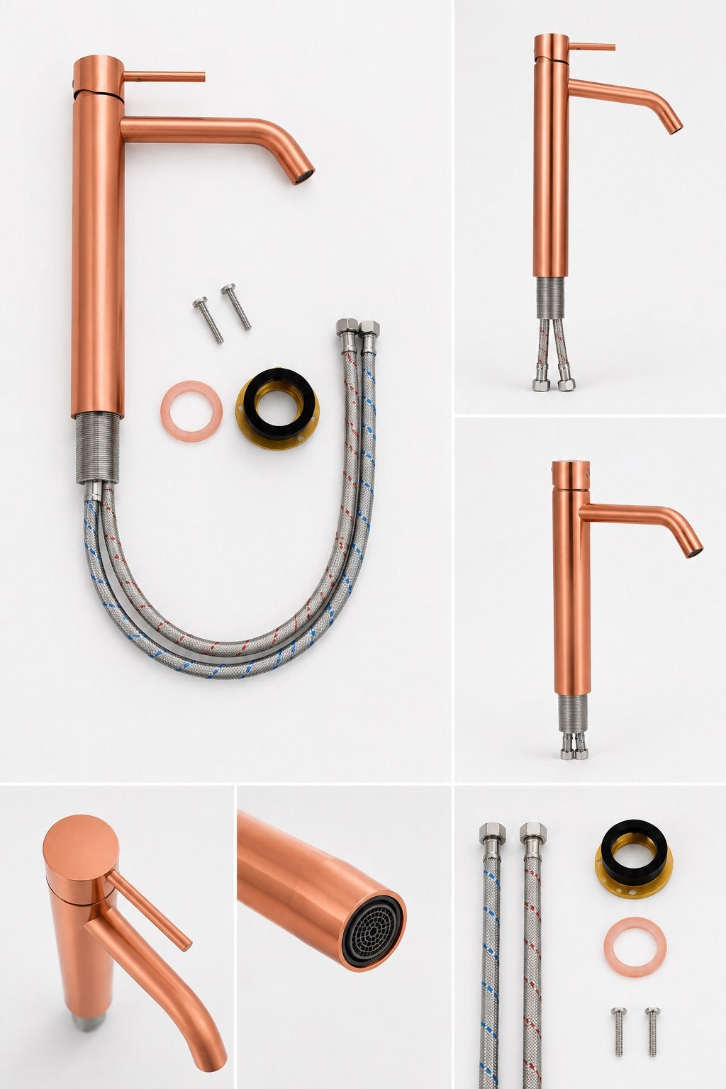 Badkamerkraan koper/rosegold, Doe-het-zelf en Bouw, Sanitair, Ophalen, Zo goed als nieuw, Koper