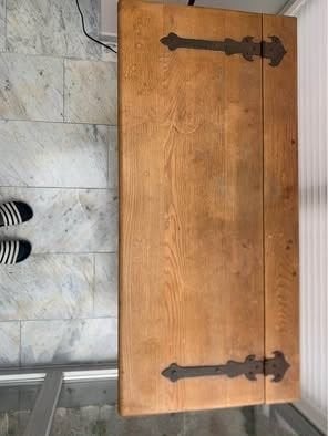 Houten kist, Huis en Inrichting, Ophalen, 50 – 75, Gebruikt, 100 tot 150 cm
