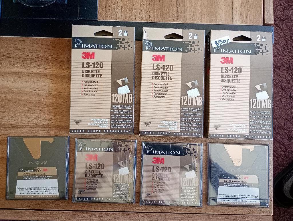 floppy disks 3M LS120 10 stuks nieuw sealed 3,5 inch imation, Ophalen of Verzenden, Nieuw, Overige typen, Diverse merken