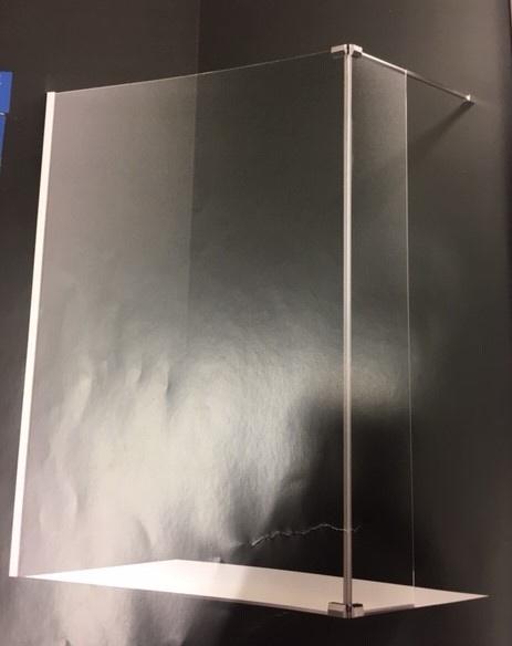 Cesana walk in douchewand 140 cm, Enlèvement, Utilisé, Verre, Douche